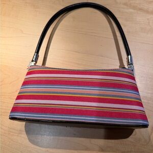 Y2K Striped Mini Shoulder Bag